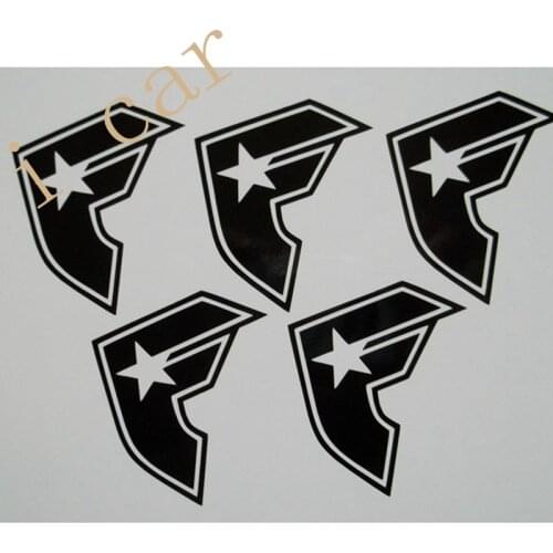 5 x Famous Stars & Straps Vinyl Decal Sticker Ski Snowboard Car Skate Motocros