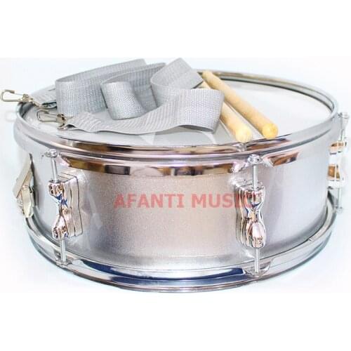 Afanti Music 13 inch Stainless Steel Snare Drum (SNA-102)