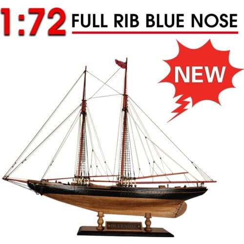 American cup Bluenose FULL RIB POF sailboat 1:72 730 mm wooden ship model kit