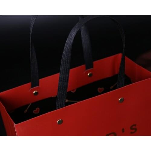 Custom Fashion Your Own Logo Print Cosmetics Luxury Gift Shopping Paper Bags With Button,shopping paper bag --XP2090