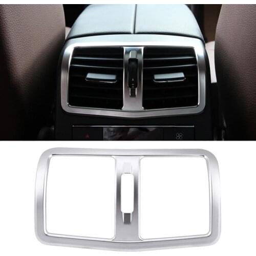 Car Back Rear Air Condition outlet Vent frame Cover Trim Interior Decoration for Mercedes Benz E Class W212 2012 2013 2014 2015
