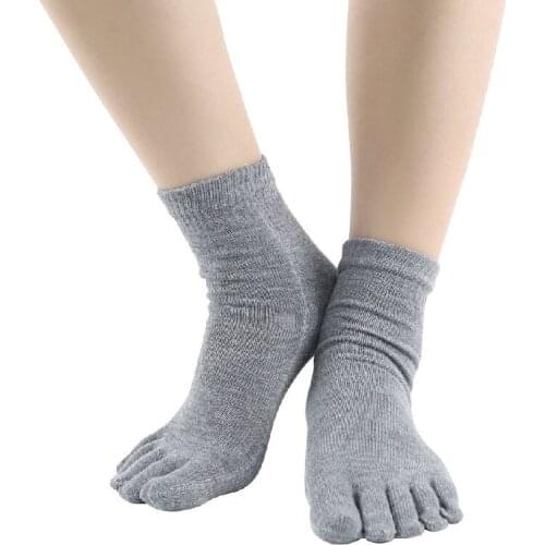 Wooden Clogs Cotton Five Toe Socks Separate Toes, Dry Five Fingers Prevent Athletes Foot Movement, Protect Split-Toe Socks