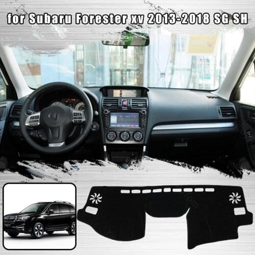 For Subaru Forester Xv 2013-2018 SG SH Dash Cover Mat Dashmat Dashboard Cover Protective Sheet Carpet Styling