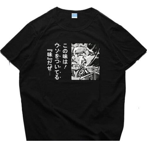 2019 New JOJOs Bizarre Adventure Golden Wind Cosplay T-shirt Bruno Bucciarati men t shirt Cotton Summer Short-sleeve Tees tops