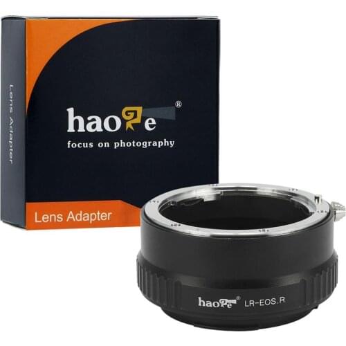 Haoge Manual Lens Mount Adapter for Leica R LR Lens to Canon RF Mount Camera Such as Canon EOS R