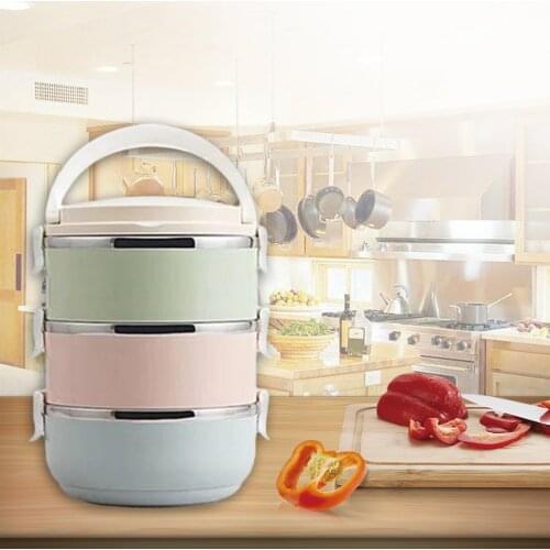 Stainless Steel Insulated Lunch Box Student School Lunch Box Tableware Bento Food Container Storage Breakfast Boxes Picnic Box