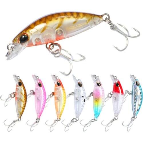 Mini Fish 35MM / 2.2G Swing Freshwater Seabed Fishing Simulation Fish Hard Bait Power Bait Strong Hook Swimming Bait Tuna Bait