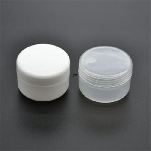 30pcs 20ml Transparent soft Cream bottle Empty Plastic Cosmetic Container Small Sample Makeup Sub-bottling Refillable Bottles