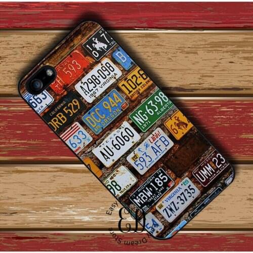 Kinds of Size License plate case for iphone 11 12 pro X XR XS Max 6 7 8 plus Samsung S10 S20 s8 s9 plus note 8 9 10