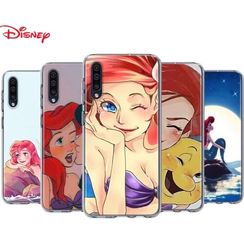 Silicone Cover Princess Ariel Disney For Samsung Galaxy A90 A80 A70 A70S A60 A50 A40 A30S A20S A20E A10 A10E Phone Case