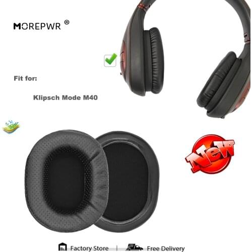 Replacement Ear Pads for Klipsch Mode M40 M 40 M-40 Headset Parts Leather Cushion Velvet Earmuff Earphone Sleeve Cover