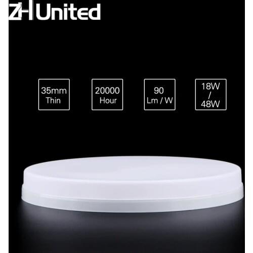 LED Circular Panel Light Surface Mounted led ceiling light 18W 24W 36W 48W AC85-265V 110V 220v lampada led lamp