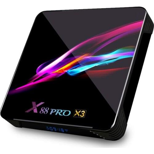10pcs X88 pro X3 android 9.0 TV Box 4GB RAM Max 128GB ROM 64GB S905X3 4Core 5G Dual Wifi Set Top Box YouTube Smart Media Player