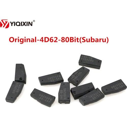 YIQIXIN 10Pcs/lot Remote Car Key Chips Original 4D62 TP28 80Bit Ceramics Transponder Chip ID 4D62 For Subaru Forester Impreza
