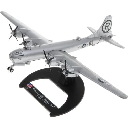 1/200 USA Boe ing B29 Enola Gay Warplane Model - Superfortress Heavy Bomber