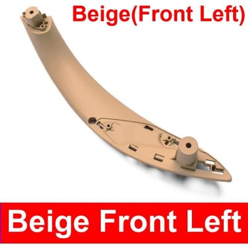 1PCS Beige Front Left / Front Right LHD RHD Car Interior Inner Door Pull Handle Cover For BMW F30 F80 F31 F32 F33 F35 2013-2018