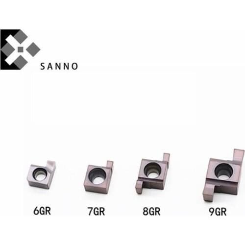 10pcs Internal grooving inserts 6GR / 7GR / 8GR / 9GR slotted blade inner hole grooving cutter for stainless steel and steel
