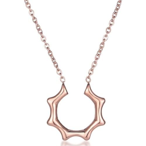 2021 New Necklace For Women Short Chain Pendant Simple Titanium Steel Luxury Jewelry Clavicle Accessories Gift Designer
