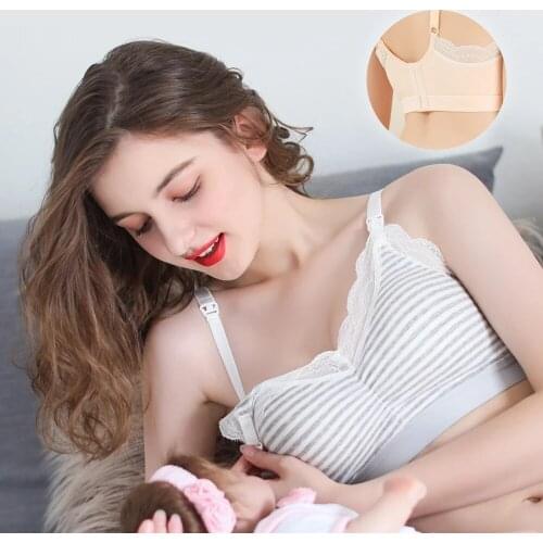 3PC/lot Maternity Nursing Bras for feeding Women Lace Breastfeeding Bra Adjustable Feeding Bra Pregnancy Clothes