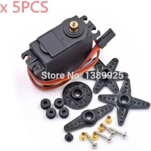 5PCS/LOT MG996R MG996 Metal Gear RC Servo High Speed & Torque RC CAR 1/8