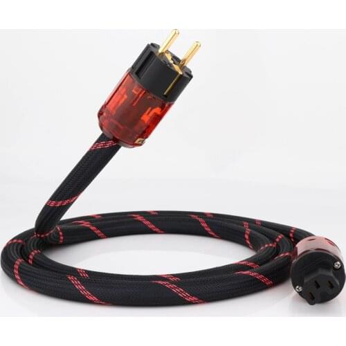 5N OCC High-end power cord Mains cable IEC power cord AC Power Cable For DVD-Audio-Decoder Amplifier Audiophile Power Cord high