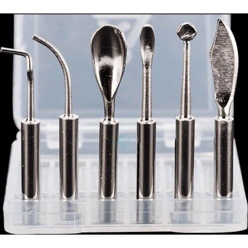 6pcs dentist Wax Tip for Dental Lab Electronic Waxer Wax Pen Pencil High Quality