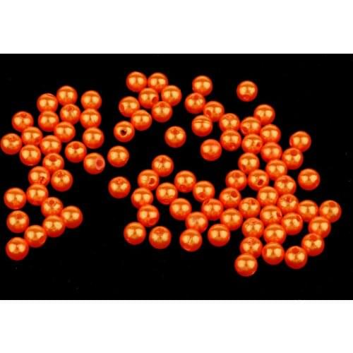 60 Pieces 8mm Floating Fishing Rig Bead Beans Carp Fishing Tackle Two Colors