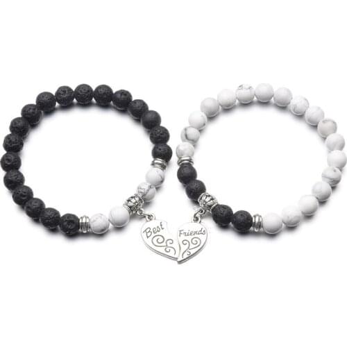 ASHMITA 2019 Best Friend Bracelet Group White Pine Amazon Man Fashion Women Gift For Beautiful Beads