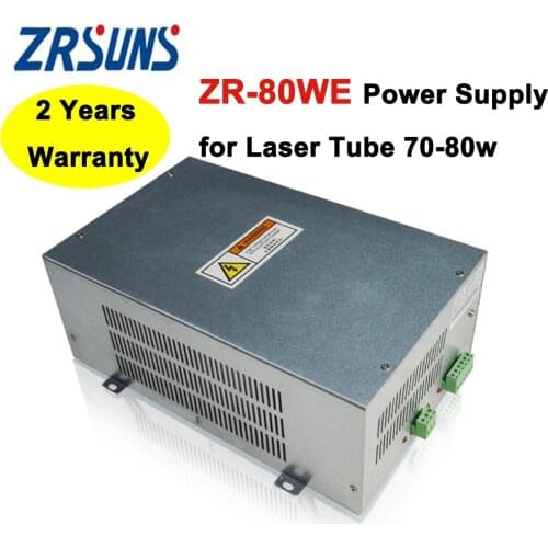 ZR-80WE 80W Laser Power Supply for Co2 Laser Engraving and Cutting Machine