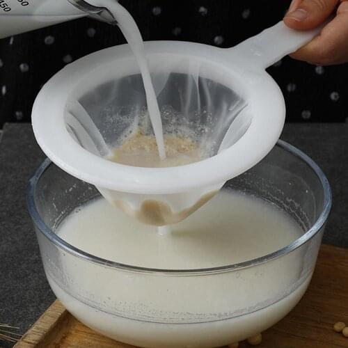 Household Fine Mesh Filter Soy Milk Device Hot Pot Spoon Juice Filter Sieve Soybean Milk Strainer Kitchen Tools Cosas De Cocina