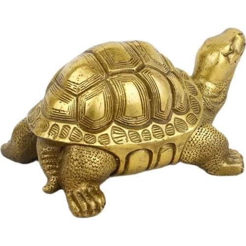 Pure brass tortoise to ward off evil spirits and change evil spirits to attract wealth