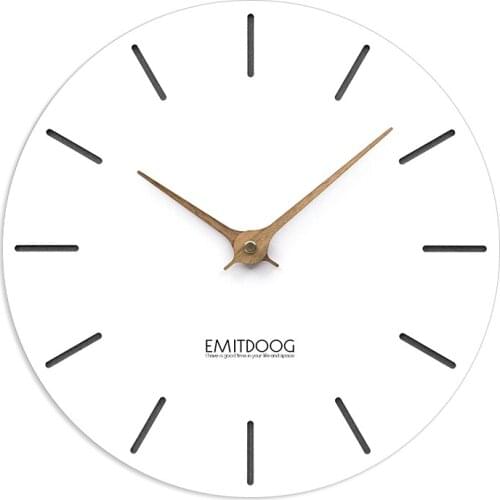 Wood Large Wall Clock Nordic Modern Design Silent Digital Big Wall Clock Mechanism Orologio Da Parete Watches Home Decor AA60WC