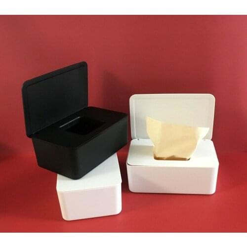 Wet Wipes Dispenser Holder With Lid Dustproof Tissue Storage Box For Home Office High Quality Household Daily Use Supplies