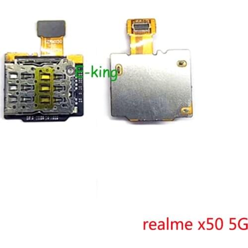 For OPPO Realme X50 5G Micro SIM Card Reader Holder Tray Slot Connector