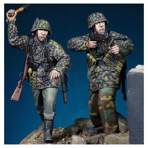 1/35 Resin Model Figure GK，W-SS NCO, Normandy 1944 ， Unassembled and unpainted kit