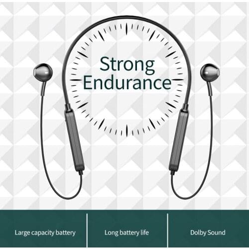 No Latency Gaming Bluetooth-compatible 5.0 Headset Wireless Neck-Mounted Headphones Magnetic Waterproof Headset