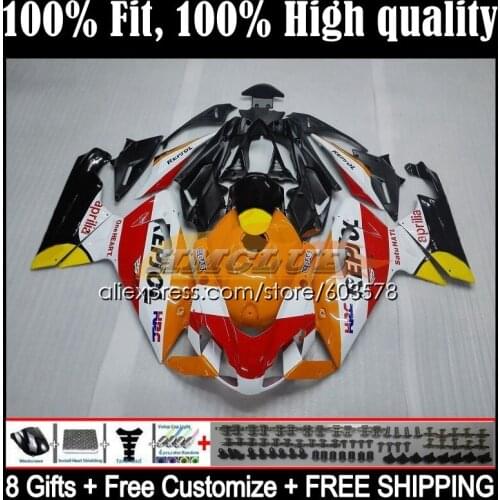 Injection For Aprilia RS-125 RS 125 RS4 54CL.145 RSV125 2006 2007 2008 2009 2010 2011 RS125 06 07 08 09 11 Fairings hot orange