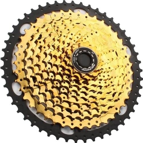 MTB 12 Speed Golden Cassette 12s 11-52T Wide Ratio Freewheel Mountain Bike K7 Flywheel For X1 XO1 XX1 M9000 M8000 Bicycle Parts