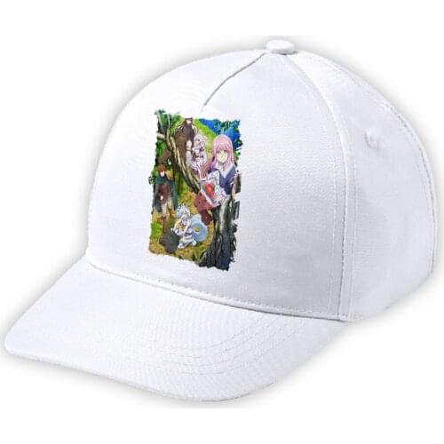 MERCHANDMANIA cap White child KAIFUKU JUTSUSHI NO YARINAOSHI soft small sports polyester sport field picnic fishing