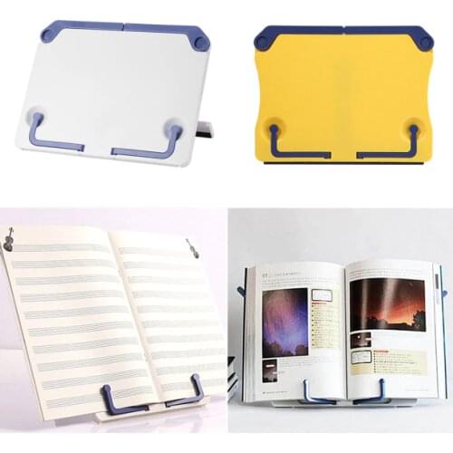 Portable Bookends Stand Reading Book Stand Books Music Score Recipe Shelf Cookbook Bookend Tablet Folding Holder Organizer