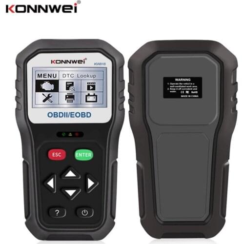Konnwei kw808 kw820 upgrade kw818 black car scanner OBD2 Eobd ELM327
