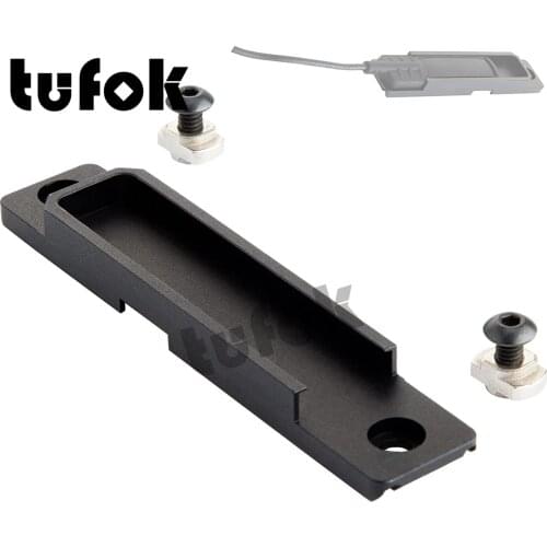 Tufok Hunting Weapons Accessories Switch Mount Plate Fit For Mlok System & Surefire M300 M600 Flashlight Series