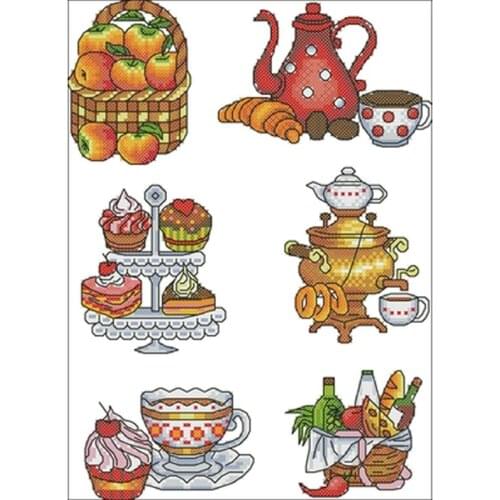 The taste of life patterns Counted Cross Stitch 11CT 14CT 18CT DIY Cross Stitch Kits Embroidery Needlework Sets home decor