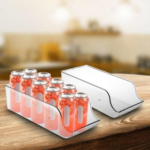 Newest Plastic Clear Fridge Organizer Cabinet Freezer Storage Box Refrigerator Drawer Kitchen Fruit Drinks Beer Food Storage Box