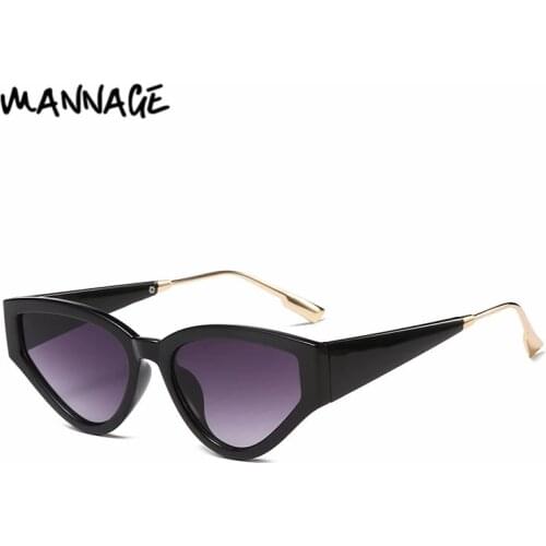 Women Sunglasses Luxury Brand Triangle Cat Eye Sunglasses 2021 Fashion Small Sun Glasses Outdoor Travel Driving UV400