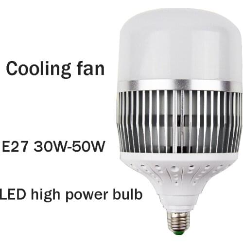 LED Bulb Light High Power White Light Warm Light 30W 50W E27 E40 Industrial Lighting Used In Gym Factory Warehouse Bulb