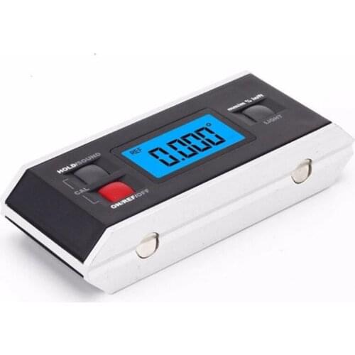Waterproof Digital Display Protractor Precision Digital Inclinometer With Magnetic Angle Ruler Protractors Level Measuring Ruler