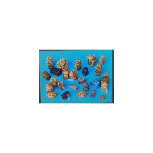 1/35 German bundeswehr equipment accessories set model scene WWII Resin Model Kit figure Free Shipping