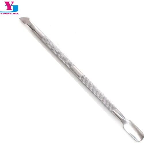 10pcs Nail Cuticle Pusher Stainless Steel Feet Care Tool Callus Remover Rasps Eraser Spoon Manicure Pedicure Cleaning Rasper