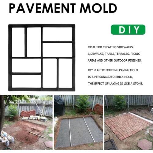 45cmx40cm Cement Concrete Paving Mold Garden Stone Road Pavement Path Maker